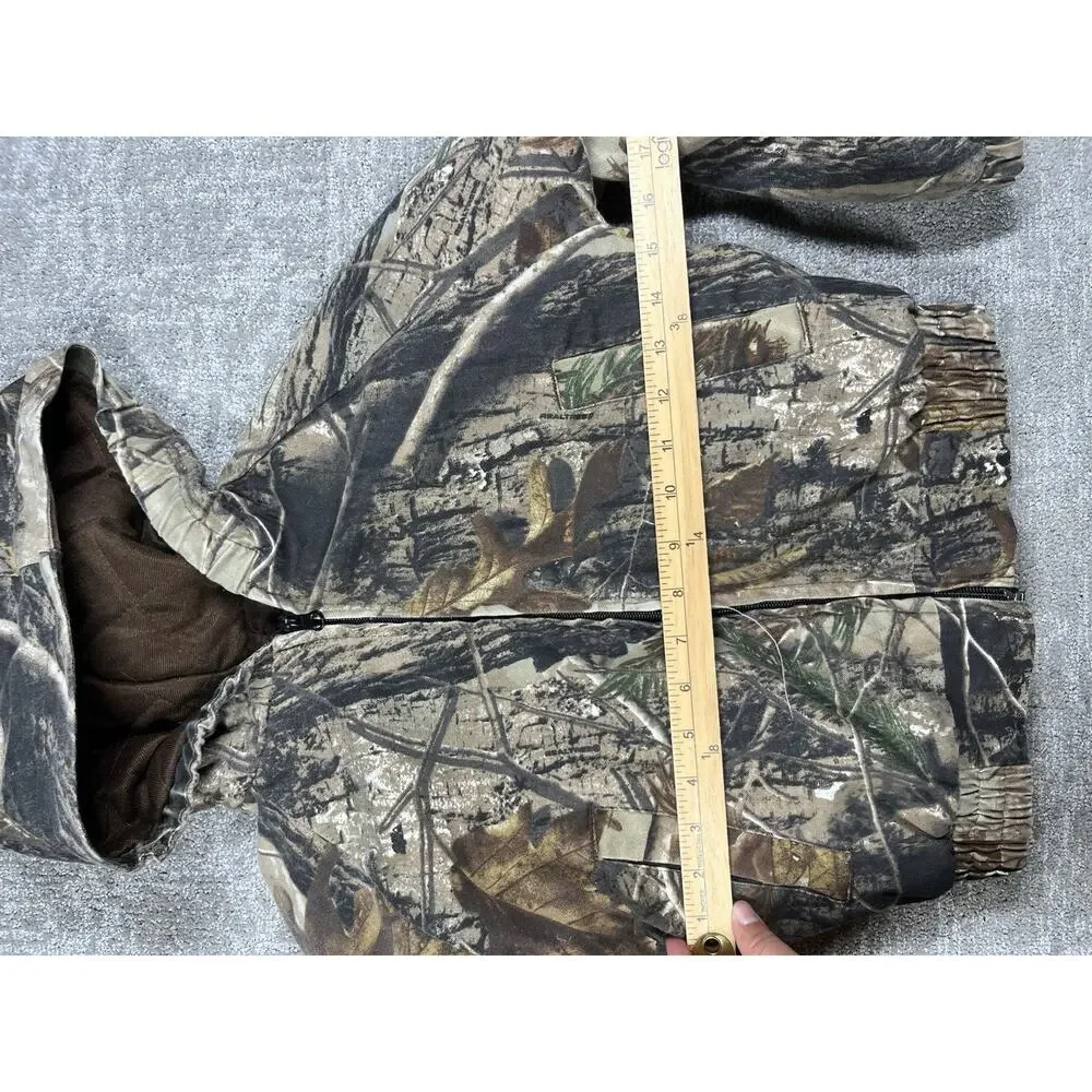 Russell Outdoors Youth Camo Outdoor Hunting Jacket Size 6-8 Small